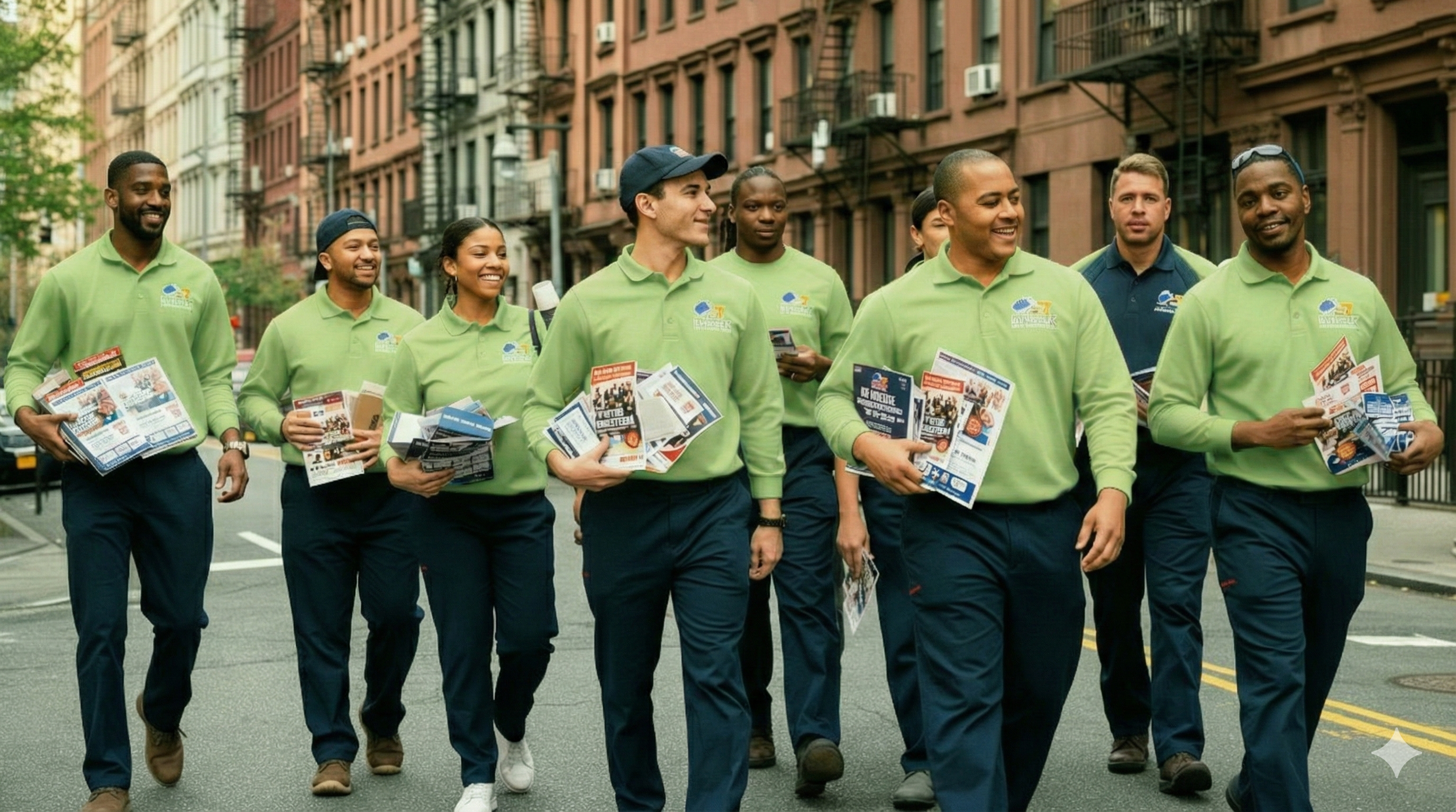 ACE delivery team in action on NYC streets